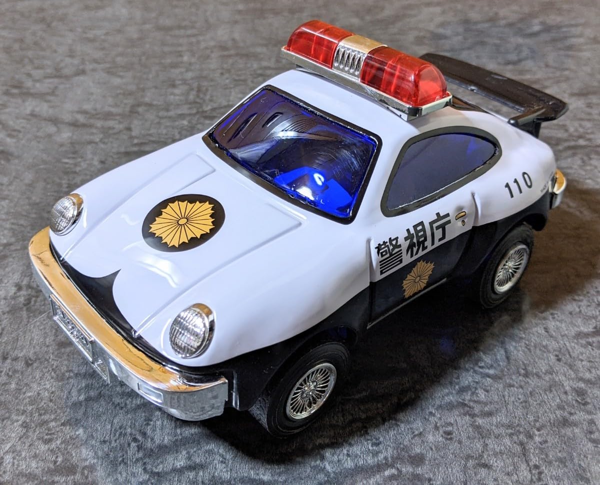 Amazon | 丸彰 ブリキ ポルシェ パトカー 撮影 | ミニカー・ダイ